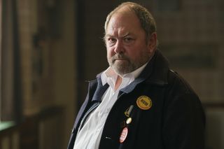 actor Mark Addy in a still from Sherwood