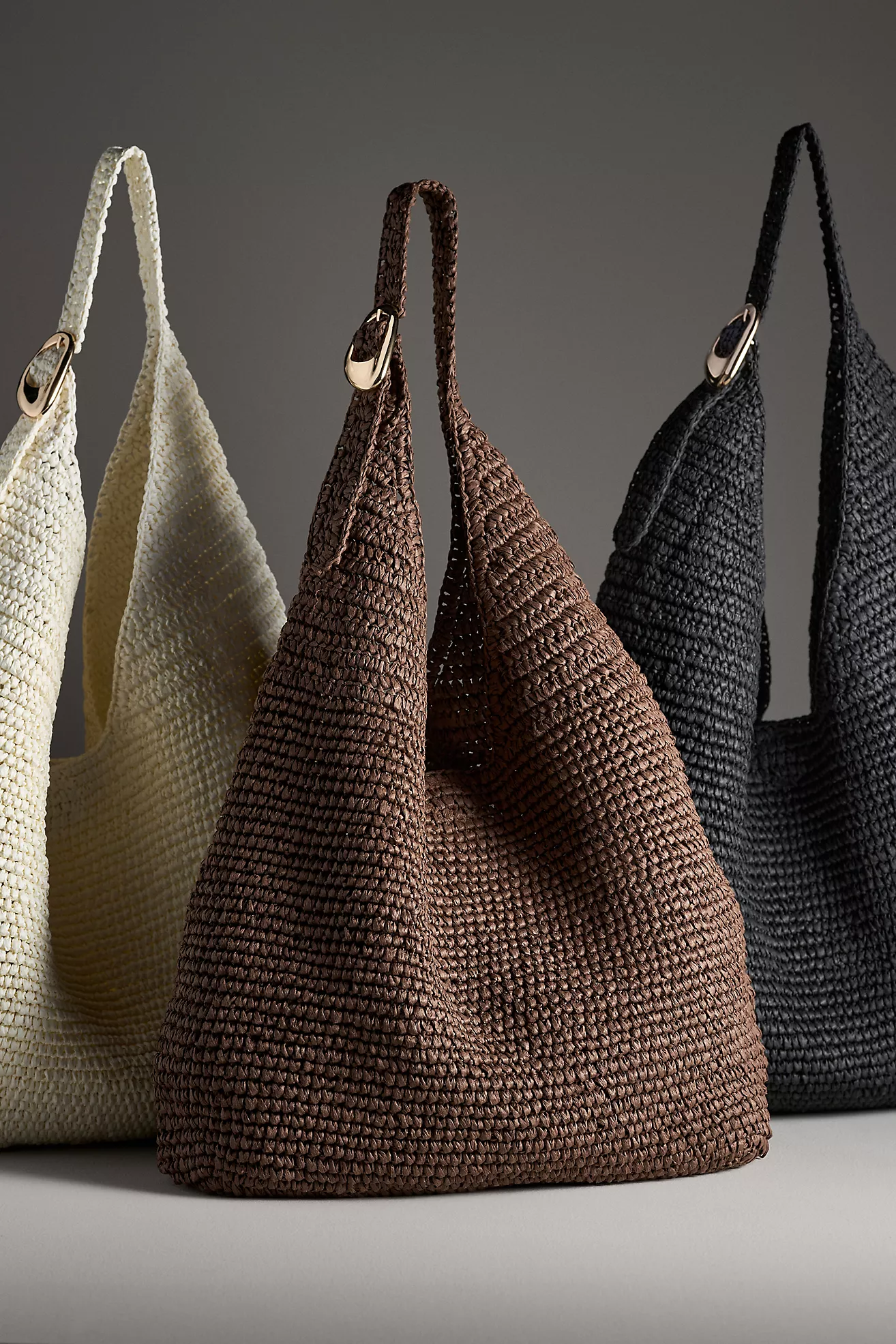 The Love Knot Slouchy Bag: Raffia Buckle Edition