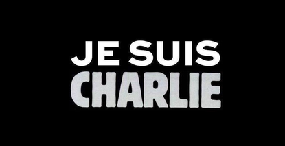 This is Charlie Hebdo's homepage right now