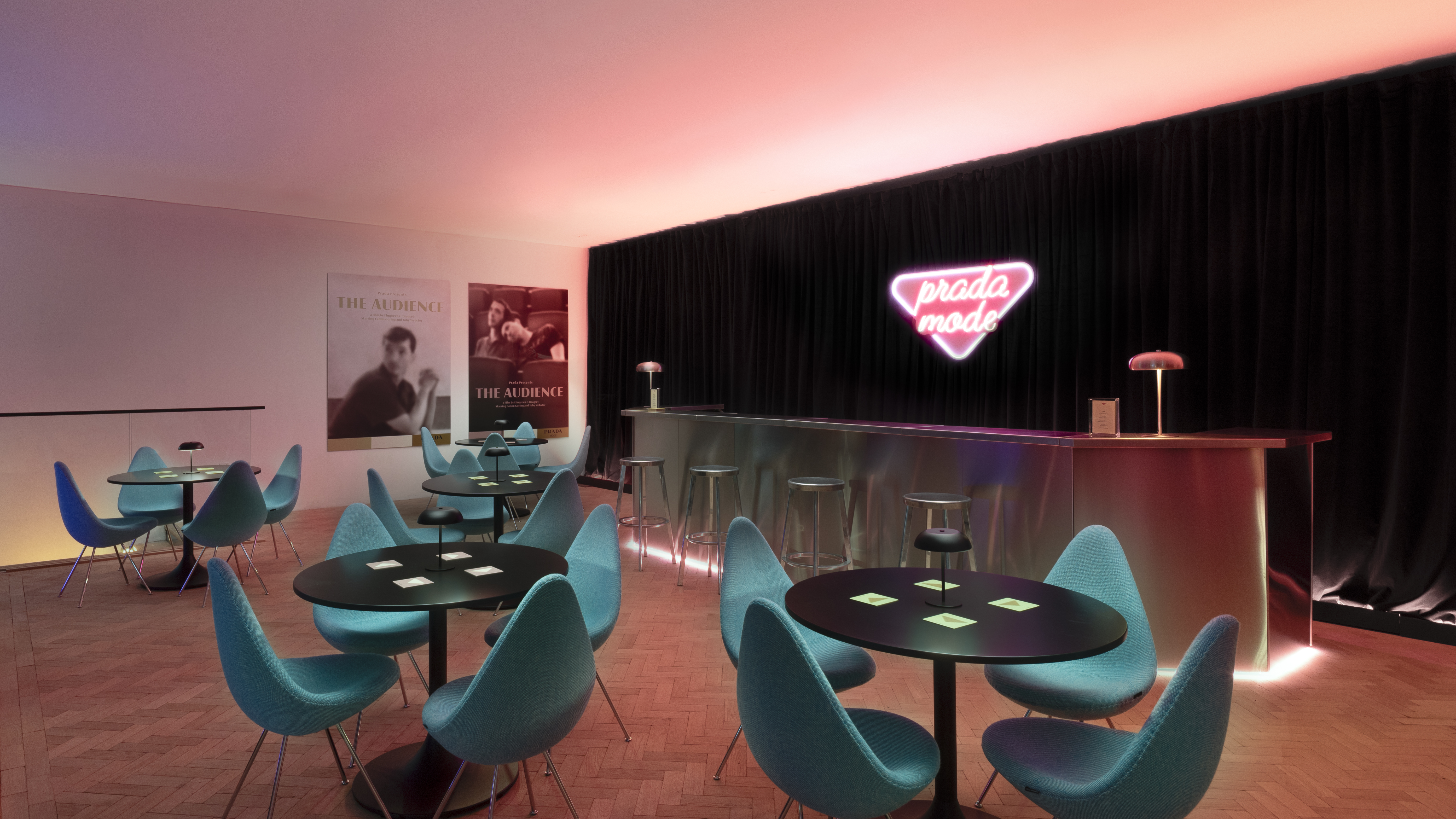 Prada Mode cafe space
