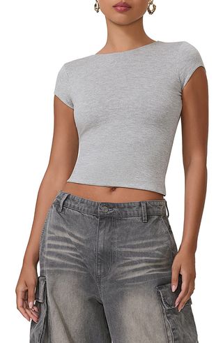 Lola Open Back Crop Top