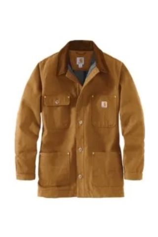 Carhartt Men's Duck Detroit Jacket (regular and Big & Tall Sizes), Brown, Large