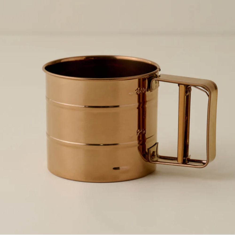 Copper flour sifter
