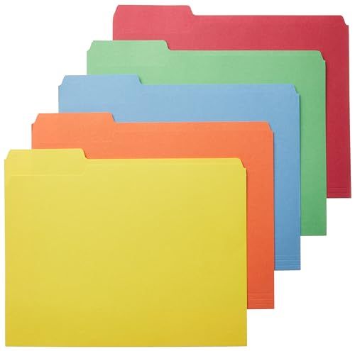 Sturdy File Folders With Tabs 