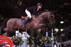 Harry Charles and Borsato winning the grand prix at London Horse Show