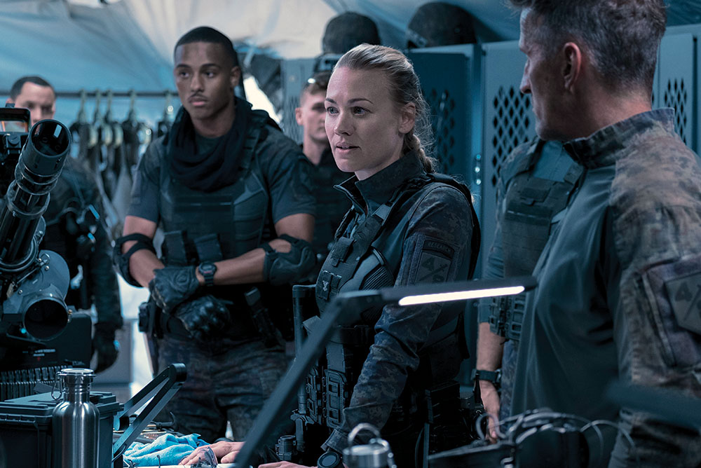 A still from "The Tomorrow War."