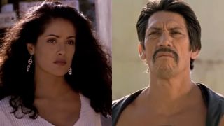 Salma Hayek and Danny Trejo in Desperado.