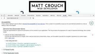 Matt crouch web developer screenshot