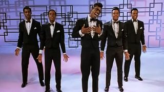 The Temptations cast performing "My Girl"