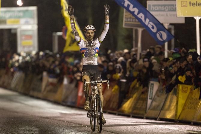 Niels Albert (BKCP-Powerplus) wins the Superprestige in Diegem