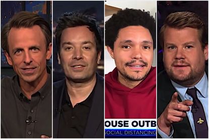 Late night hosts on the White House infection