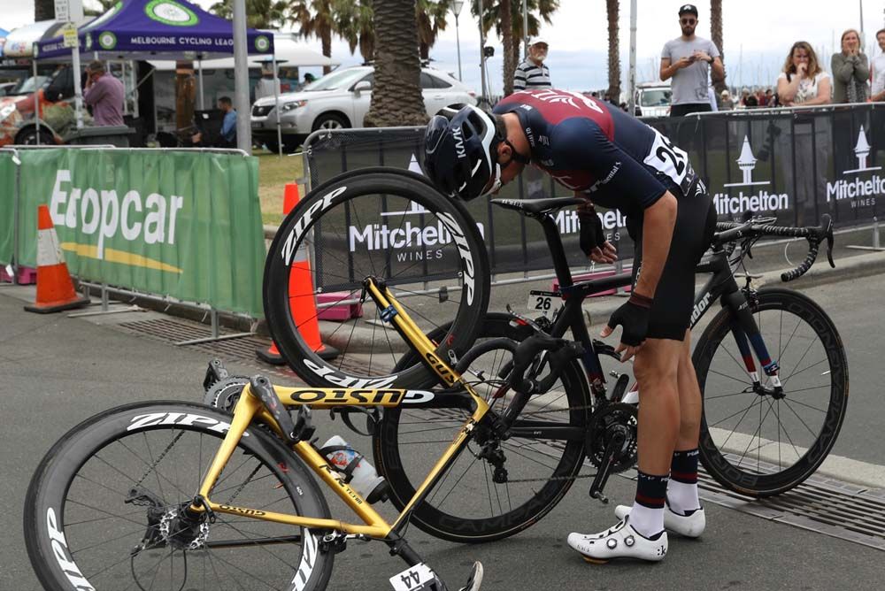 There were several crashes during the hour of intense racing