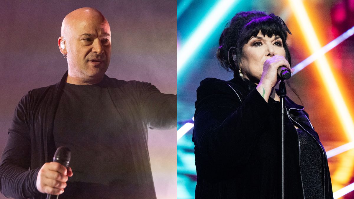 David Draiman and Ann Wilson