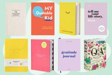A collage of the best journals for parents