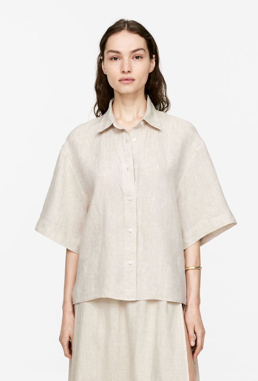 ARKET, Relaxed Linen Shirt 