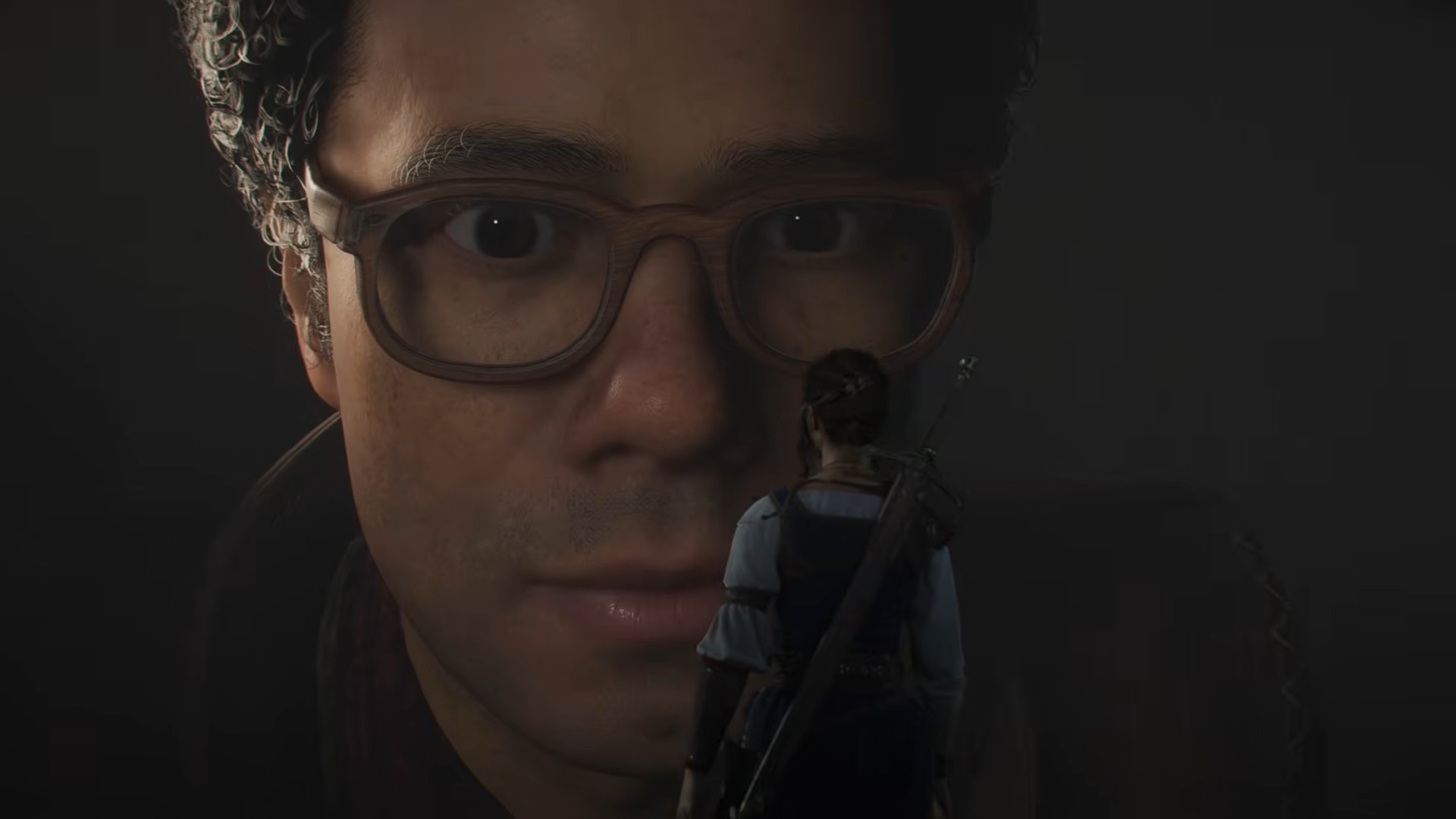 Fable screenshot of a giant man looking at the player