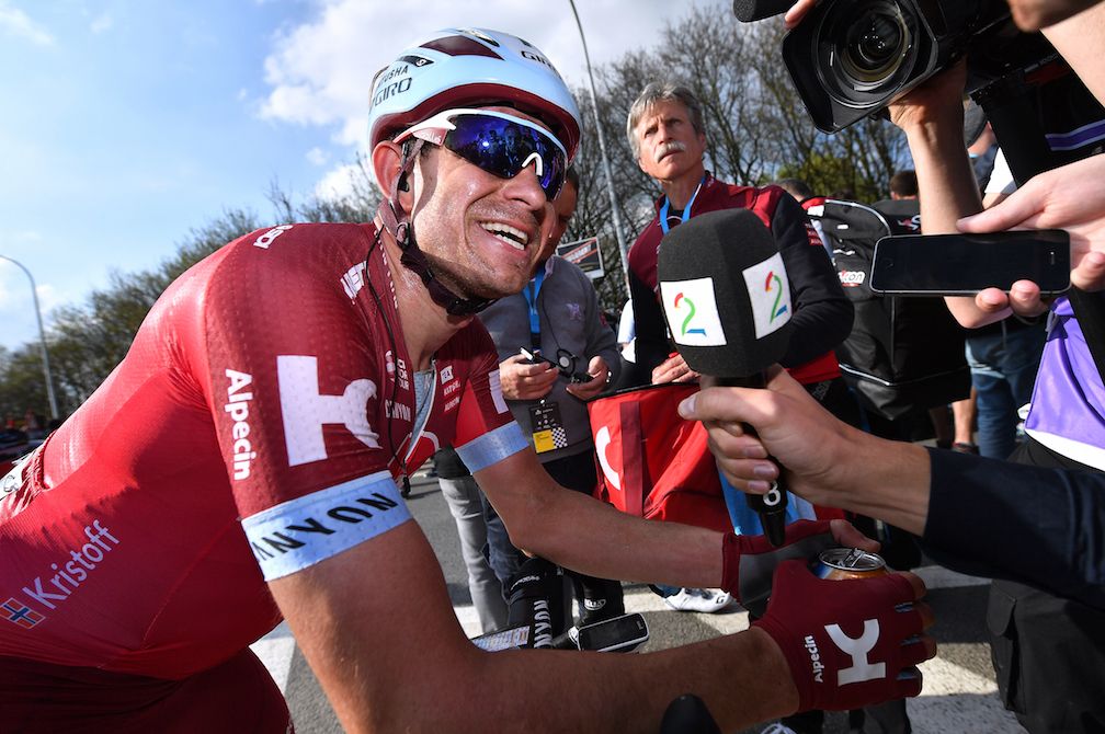 Alexander Kristoff after the Tour of Flanders