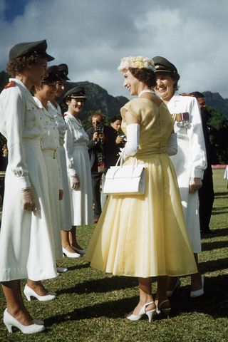 Princess Margaret in the Caribbean in 1955