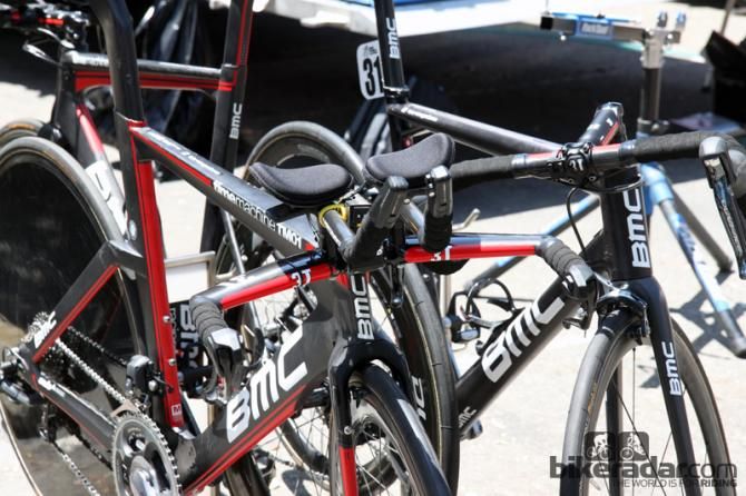 &hellip;but Tejay Van Garderen's BMC TeamMachine SLR01 is also prepared and is sitting right next to it.