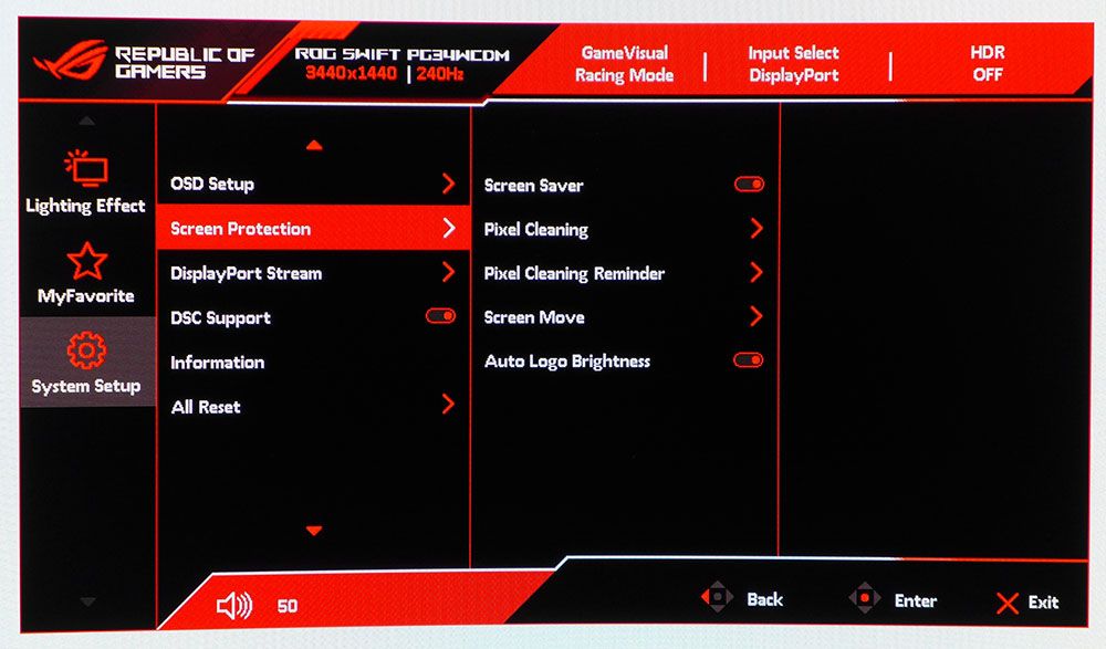 Asus ROG Swift PG34WCDM
