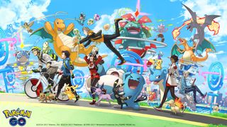Pokémon GO one-year anniversary art