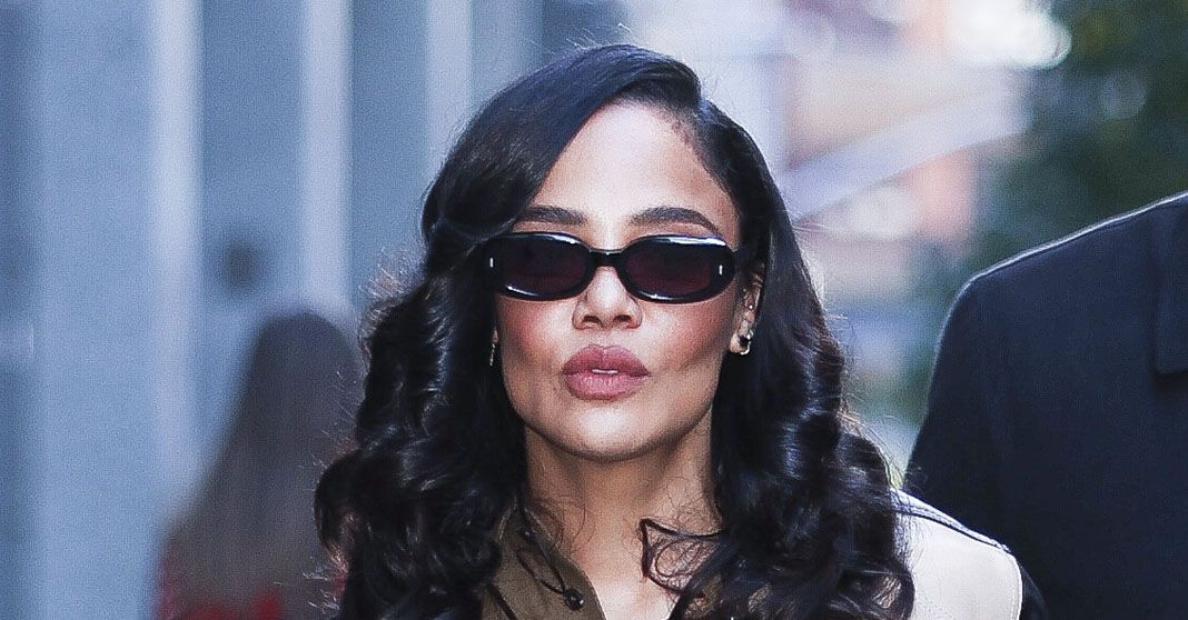 Tessa Thompson Just Wore 2025’s Biggest Skirt Trend