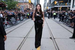 Selena Gomez attends the red carpet premiere of Emilia Perez at the toronto film festival