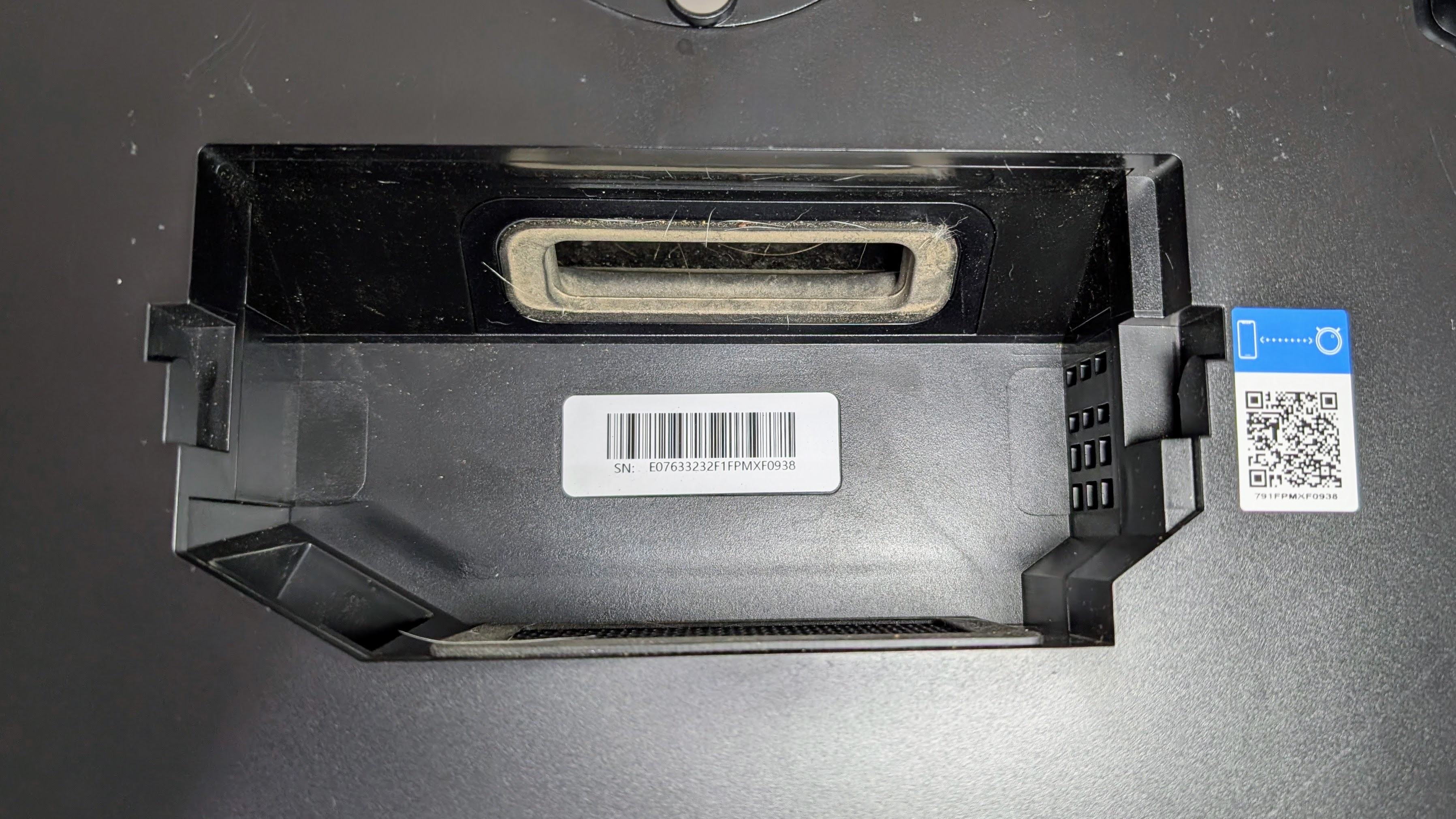 Ecovacs X5 Pro Omni dustbin removed