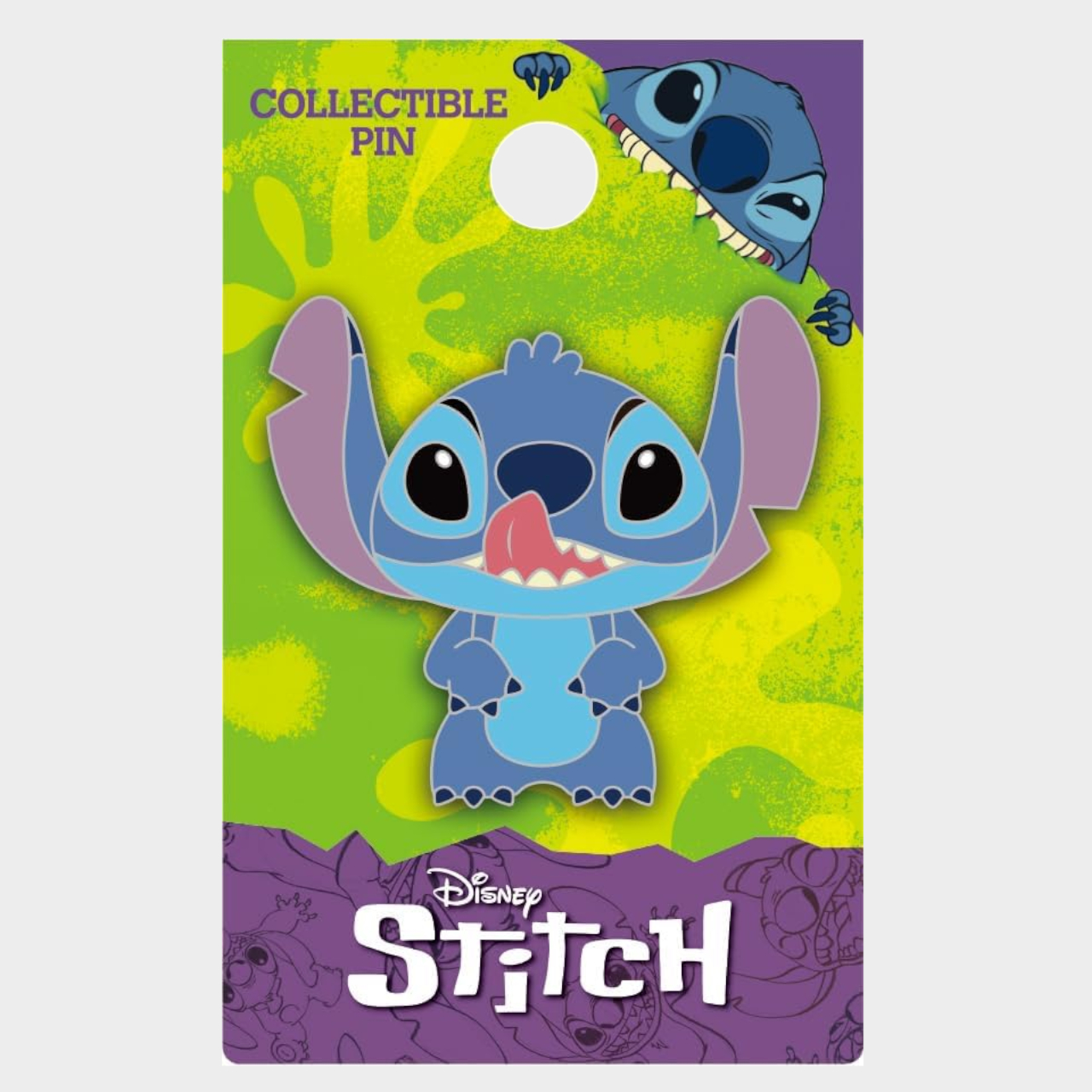 Disney Stitch pin against a plain background