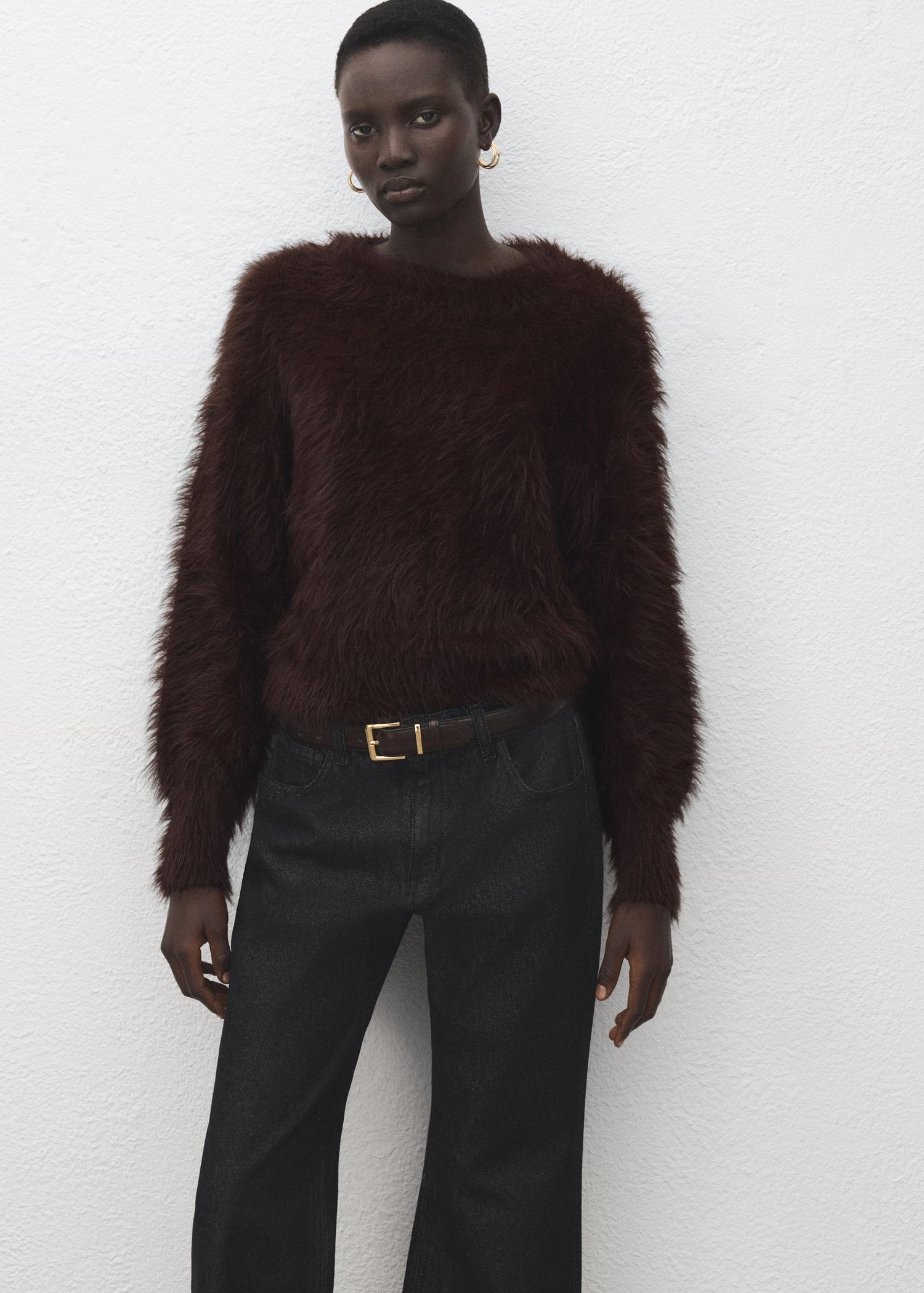 Faux-Fur Sweater - Women | Mango Usa