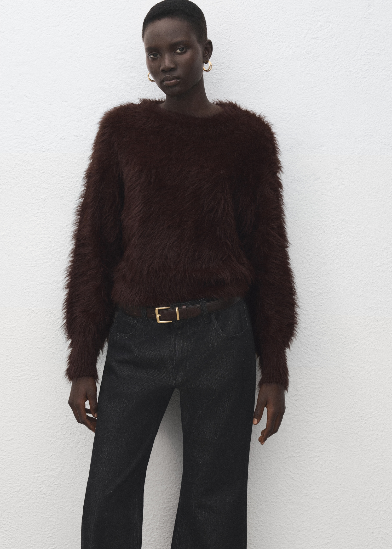 Faux-Fur Sweater - Women | Mango Usa