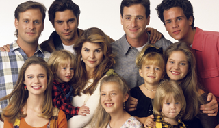 Full House Dave Coulier Andrea Barber John Stamos Blake Tuomy-Wilhoit Lori Loughlin Jodie Sweetin Bob Saget Mary-Kate Ashley Olsen Candace Cameron Bure Scott Weinger Dylan Tuomy-Wilhoit