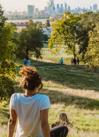 Woman in the park