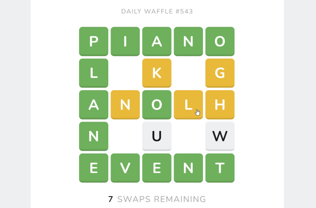 Every Wordle player should try Waffle, a daily word puzzle that's