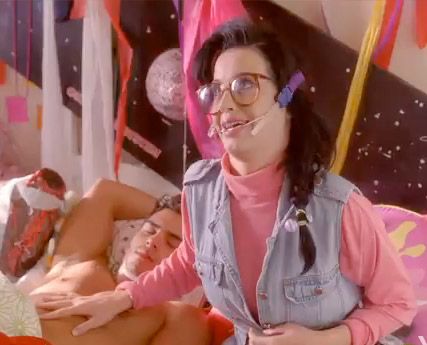 WATCH: Katy Perry - Katy Perry channels geek chic in Last Friday Night video - Katy Perry Last Friday Night - Katy Perry new video - Last Friday Night Video - Marie Claire - Marie Clarie UK