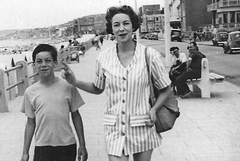 Sir Henry with his mother as a child