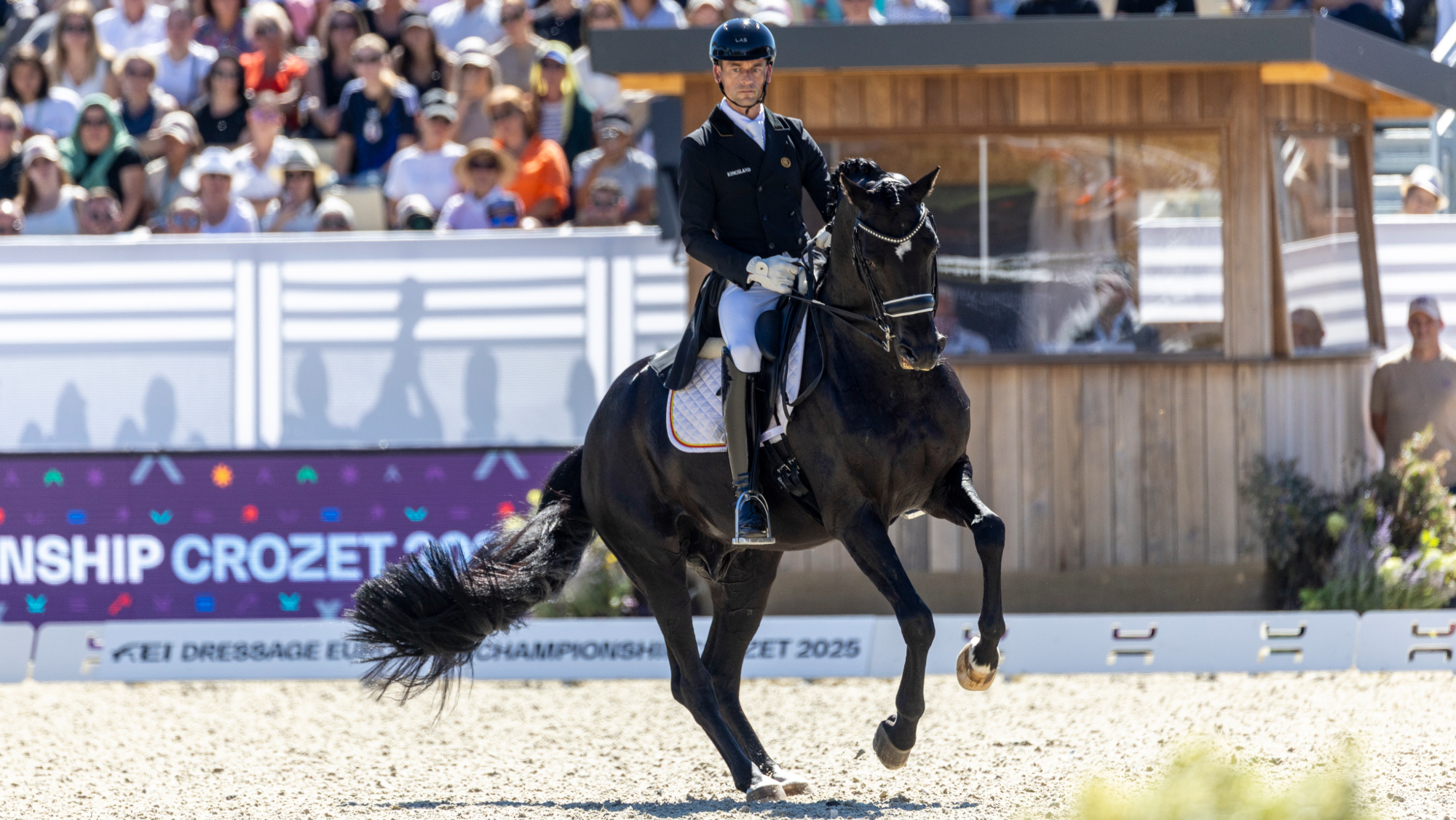 Justin Verboomen riding Zonik Plus at the 2025 European Championships