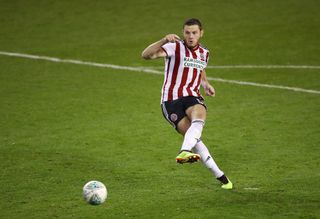 Sheffield United’s Jack O’Connell was targeted with objects thrown from the crowd against Sheffield Wednesday