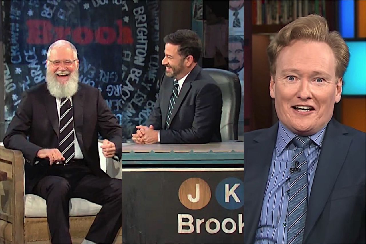 Conan O&amp;#039;Brien and David Letterman talk about a gift horse