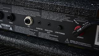 The back panel of the Marshall DSL1CR