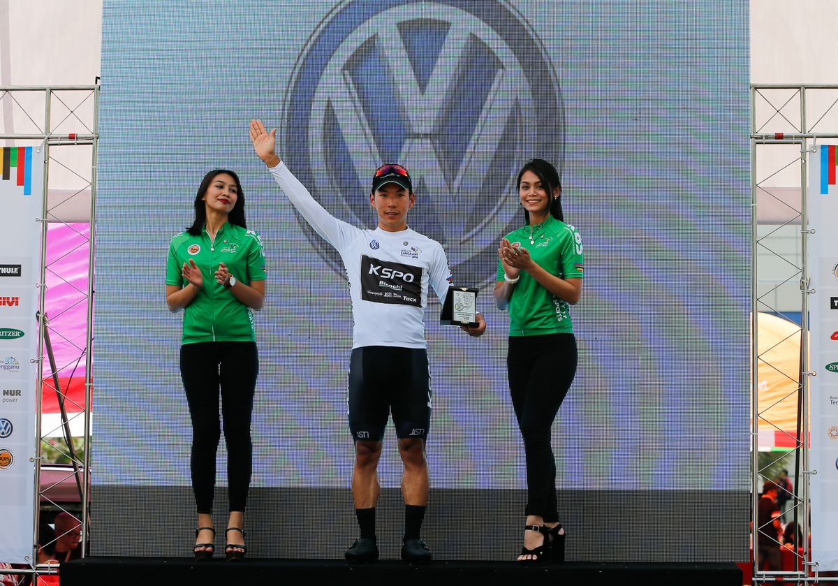 Best Asian rider, Joonyong Seo (KSPO Bianchi)