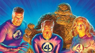 Alex Ross artwork of the Fantastic Four