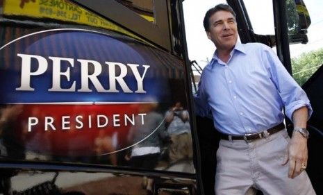 Republican presidential candidate Rick Perry