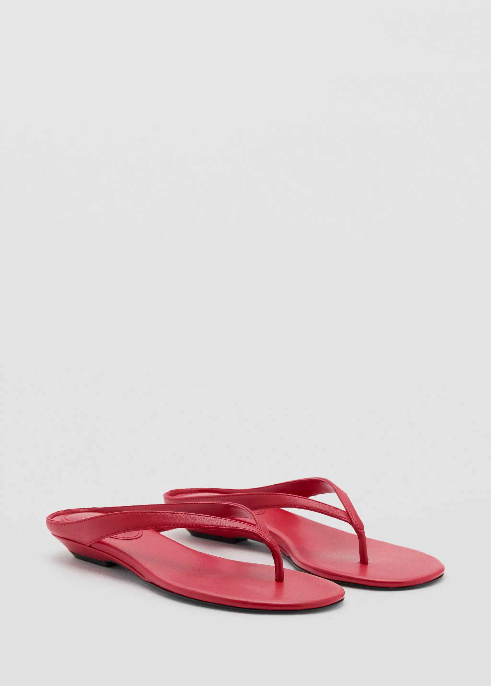 Wedge Leather Sandals - Women | Mango Usa