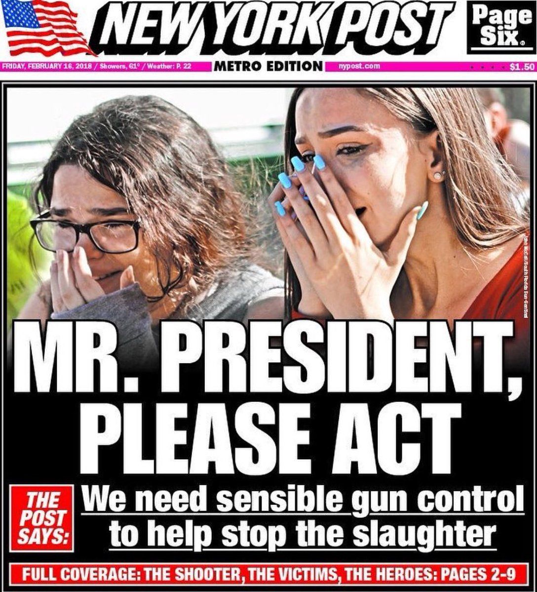 The New York post wants new gun laws