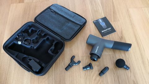 Shavron Vibration Massage Gun with case and attachments