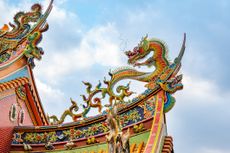 Jiufen Zhaoling Temple. Taoist temples in Taiwan