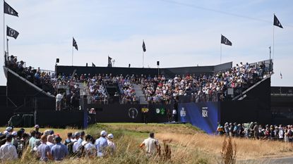 The first hole at Royal Birkdale in The Open