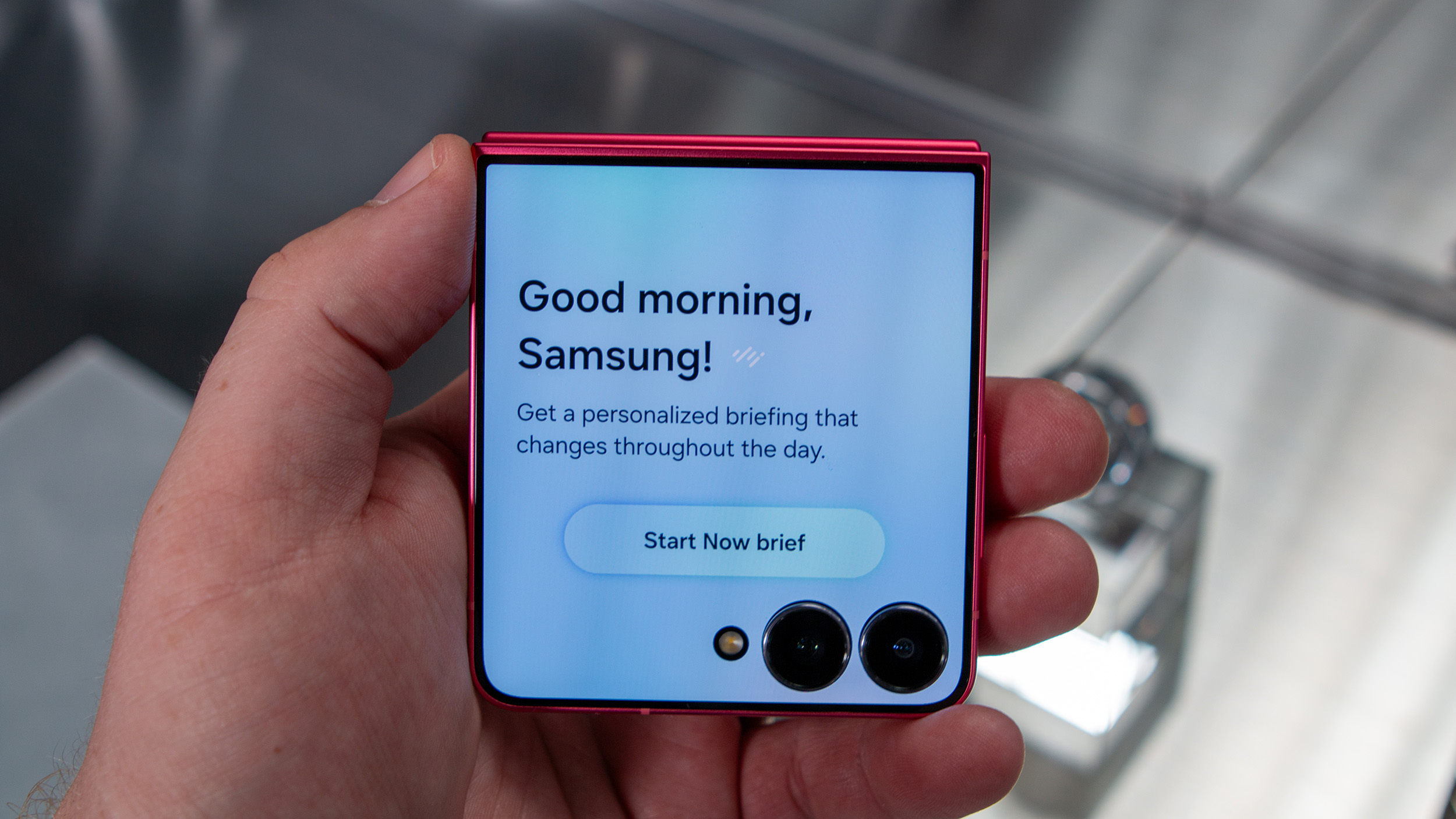 Samsung Galaxy Z Flip 7 Now Brief hands-on