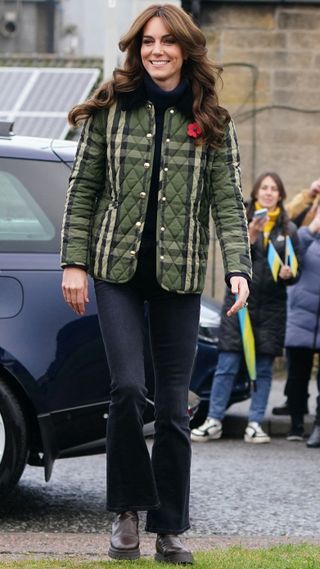 Catherine, Princess of Wales arrives in Burghead, in Moray, Scotland